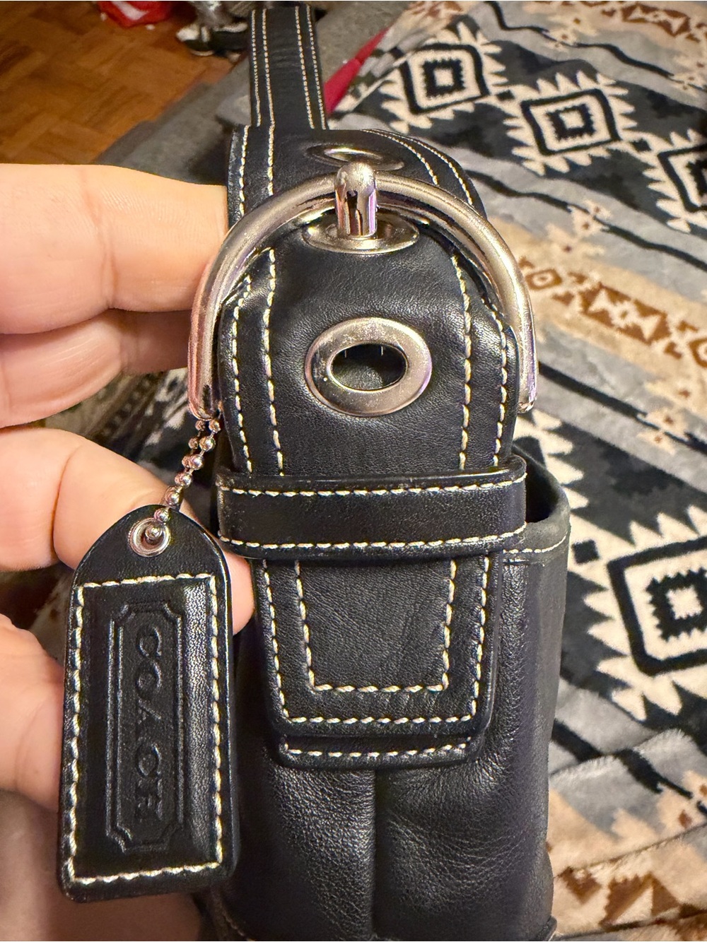 Coach Vintage EUC Soho Buckle Flap Black Leather Shoulder Bag - Picture 9 of 17
